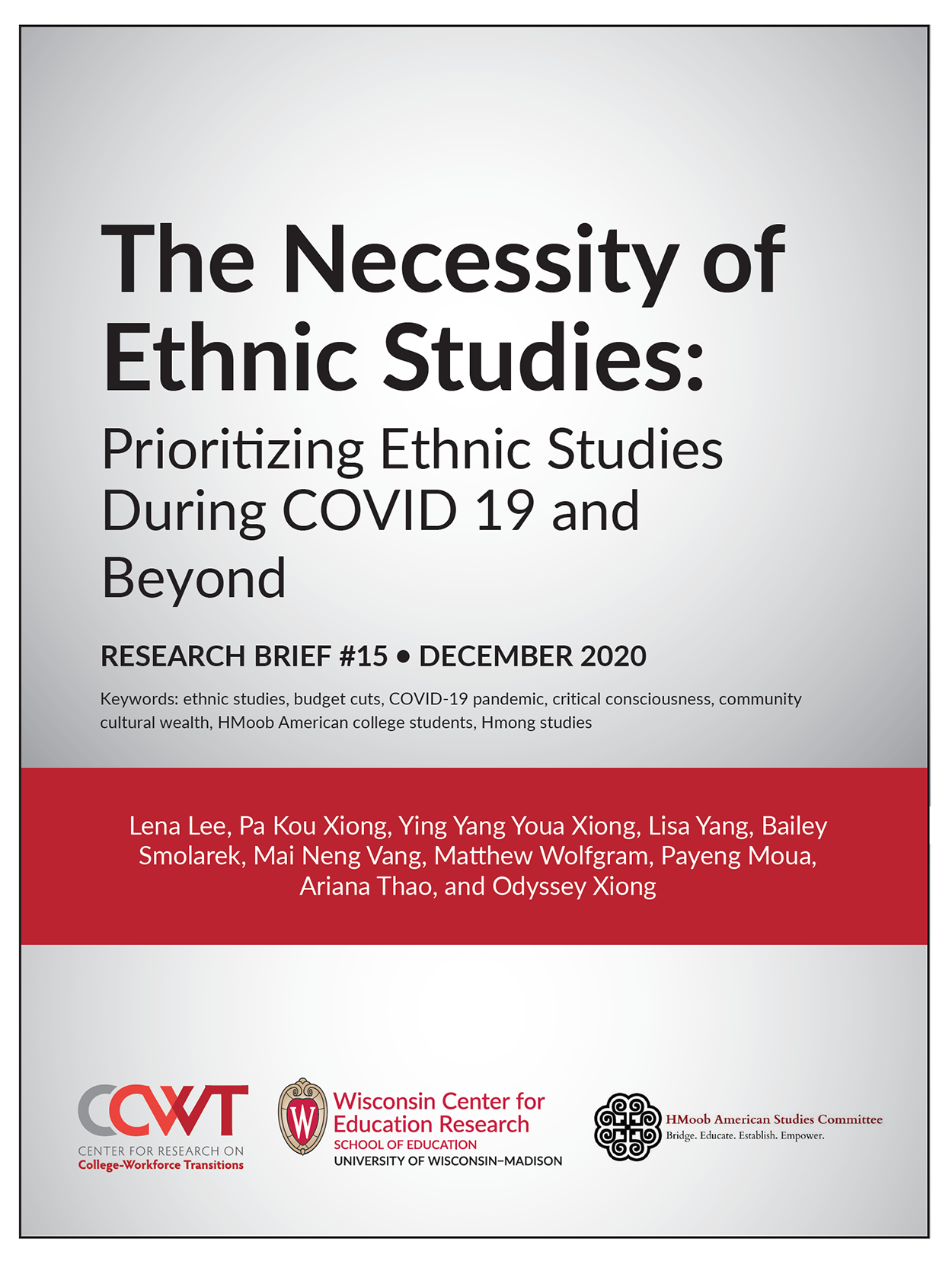 The Necessity of Ethnic Studies Prioritizing Ethnic Studies During